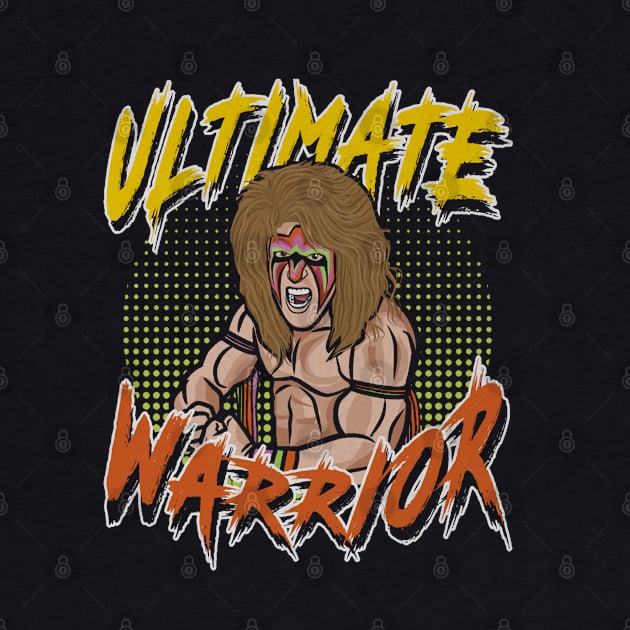 Ultimate Warrior Toon by MunMun_Design